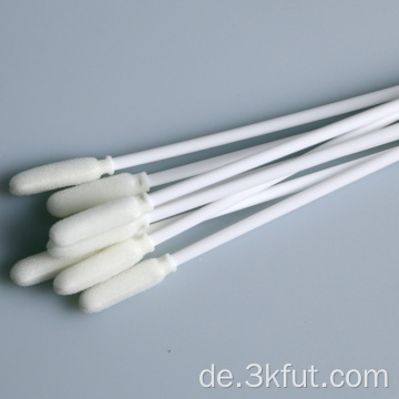 Lieferung White PP Stick Foam Tip Mundtupfer